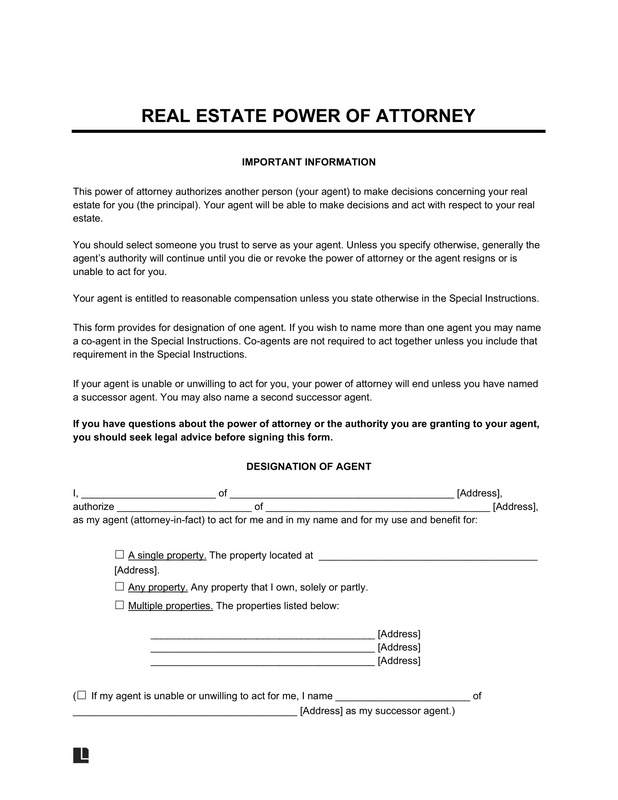 Recognizing the Motor Vehicle Power of Attorney Type